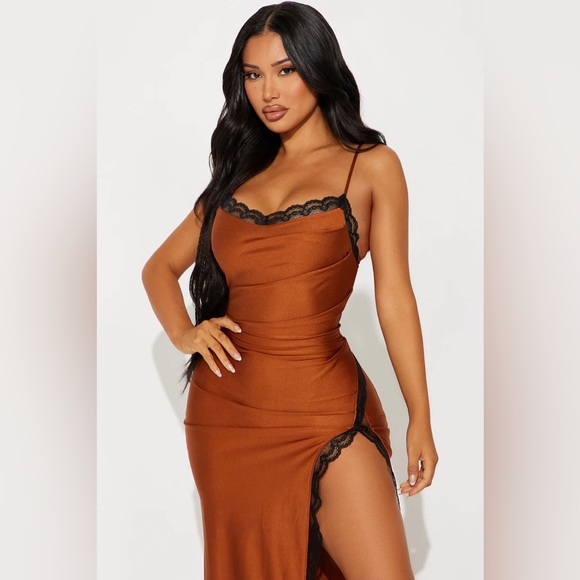 Syrah Midi Dress - Copper - Picture 4 of 6